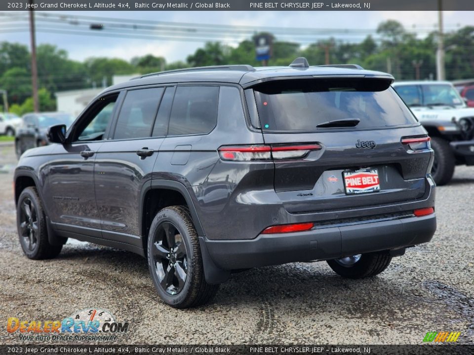 2023 Jeep Grand Cherokee L Altitude 4x4 Baltic Gray Metallic / Global Black Photo #4