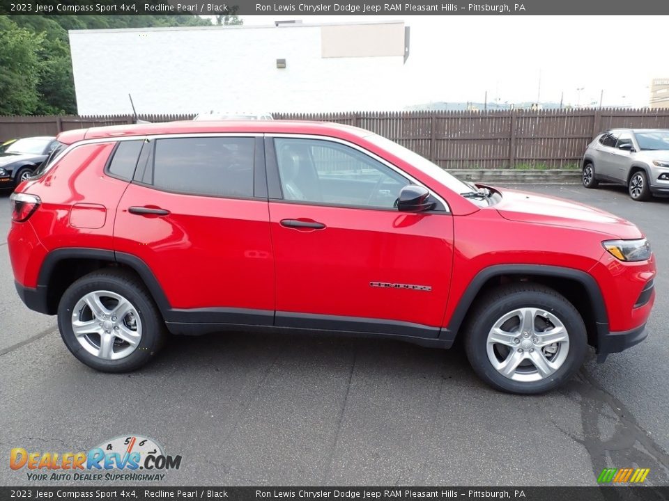 2023 Jeep Compass Sport 4x4 Redline Pearl / Black Photo #7