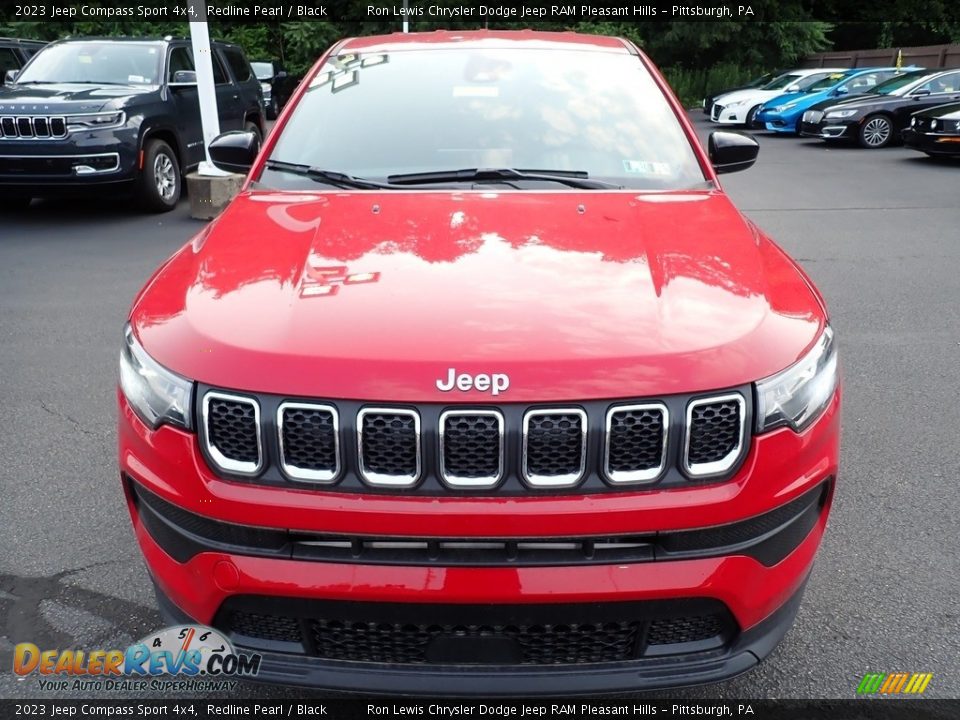 2023 Jeep Compass Sport 4x4 Redline Pearl / Black Photo #9