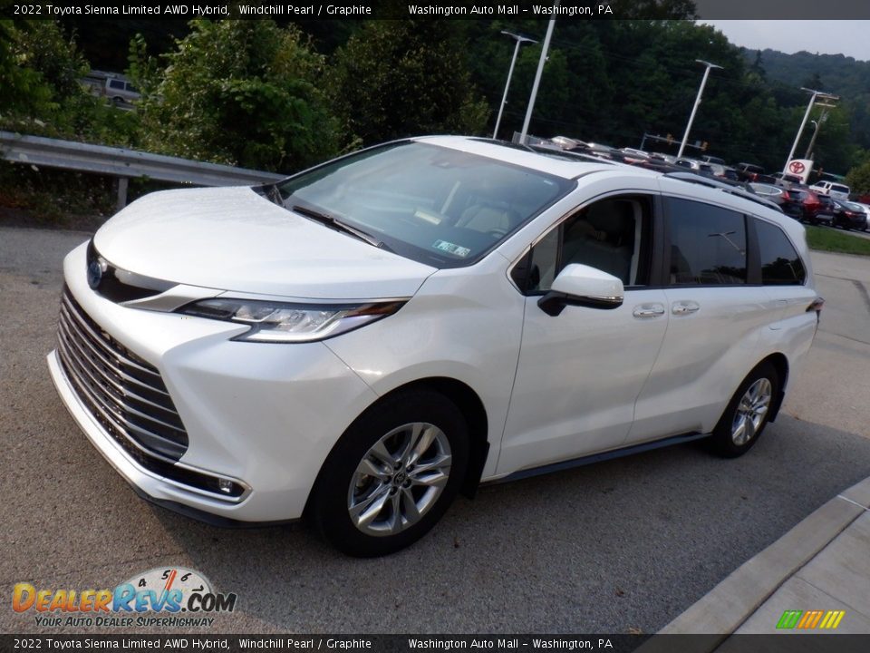 2022 Toyota Sienna Limited AWD Hybrid Windchill Pearl / Graphite Photo #16