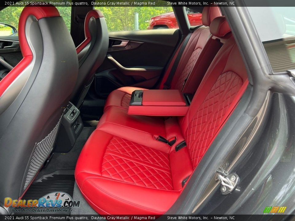 Rear Seat of 2021 Audi S5 Sportback Premium Plus quattro Photo #12