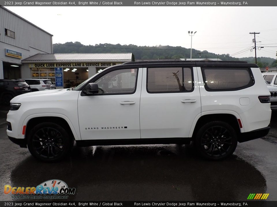 Bright White 2023 Jeep Grand Wagoneer Obsidian 4x4 Photo #2