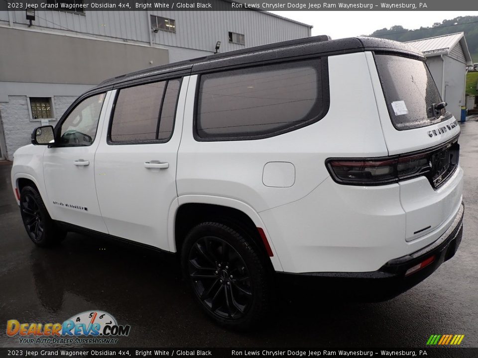 2023 Jeep Grand Wagoneer Obsidian 4x4 Bright White / Global Black Photo #3