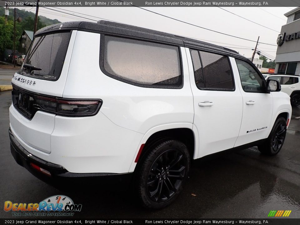 2023 Jeep Grand Wagoneer Obsidian 4x4 Bright White / Global Black Photo #6