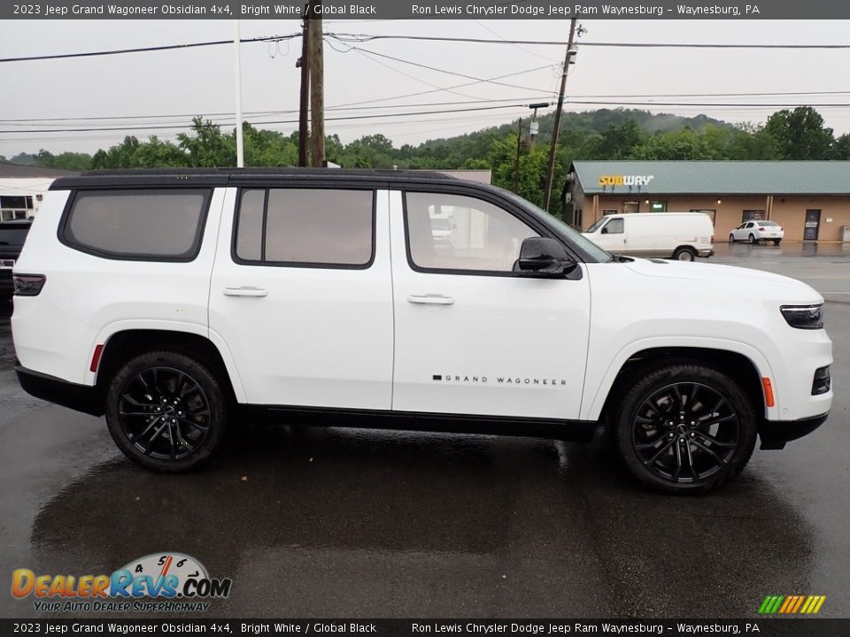 Bright White 2023 Jeep Grand Wagoneer Obsidian 4x4 Photo #7