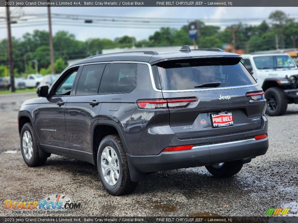 2023 Jeep Grand Cherokee L Limited 4x4 Baltic Gray Metallic / Global Black Photo #4