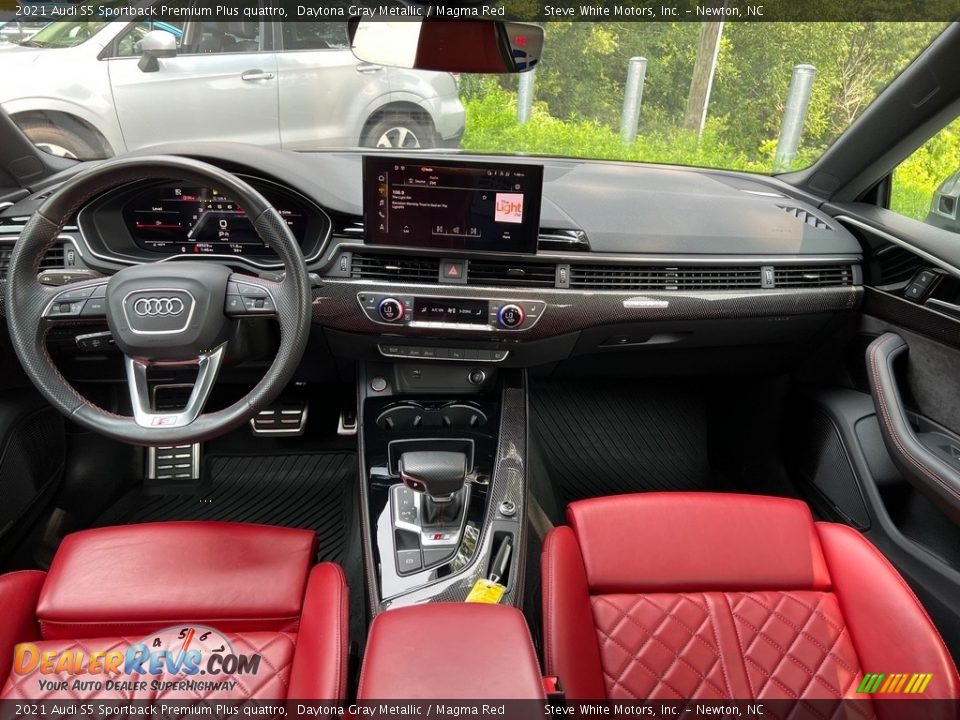 Dashboard of 2021 Audi S5 Sportback Premium Plus quattro Photo #16