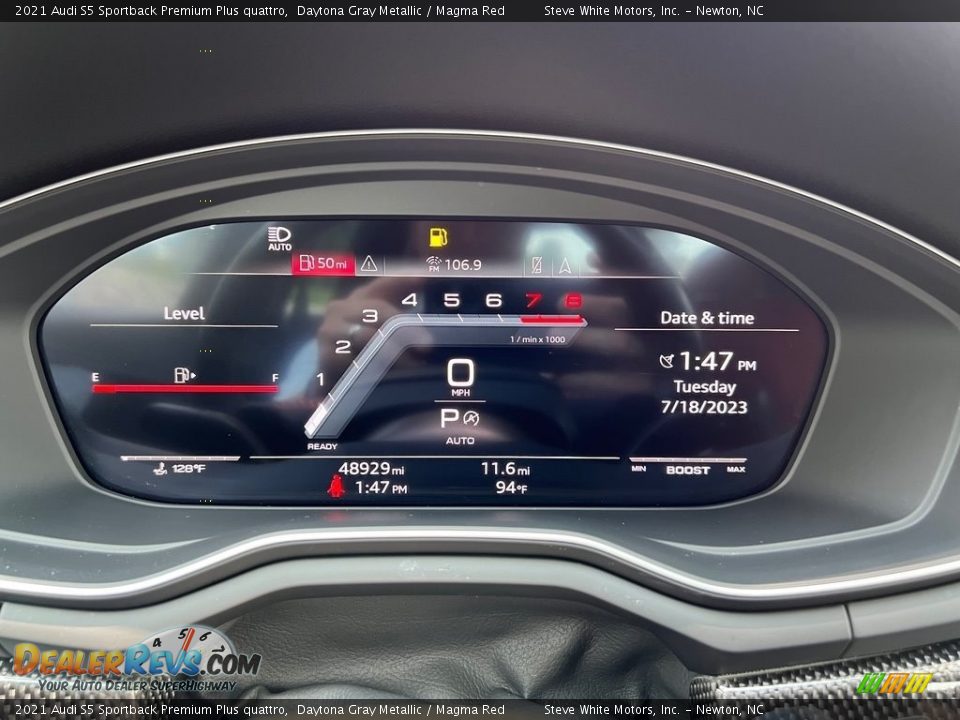 2021 Audi S5 Sportback Premium Plus quattro Gauges Photo #18