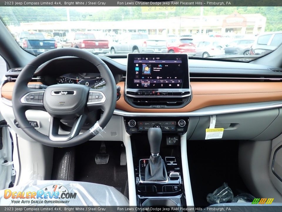 Dashboard of 2023 Jeep Compass Limited 4x4 Photo #13