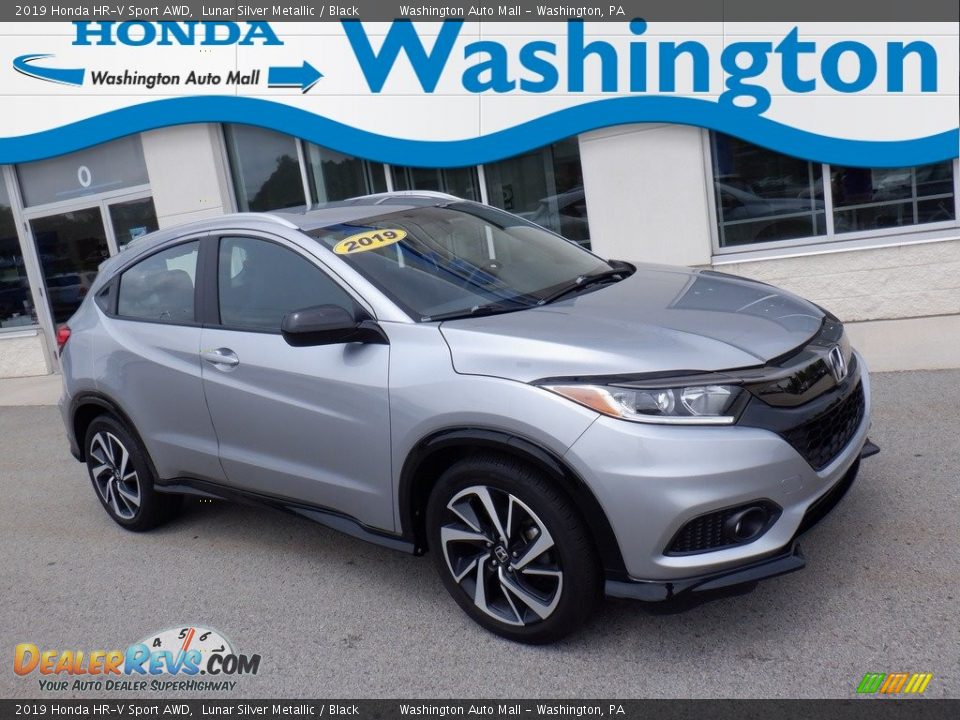 2019 Honda HR-V Sport AWD Lunar Silver Metallic / Black Photo #1