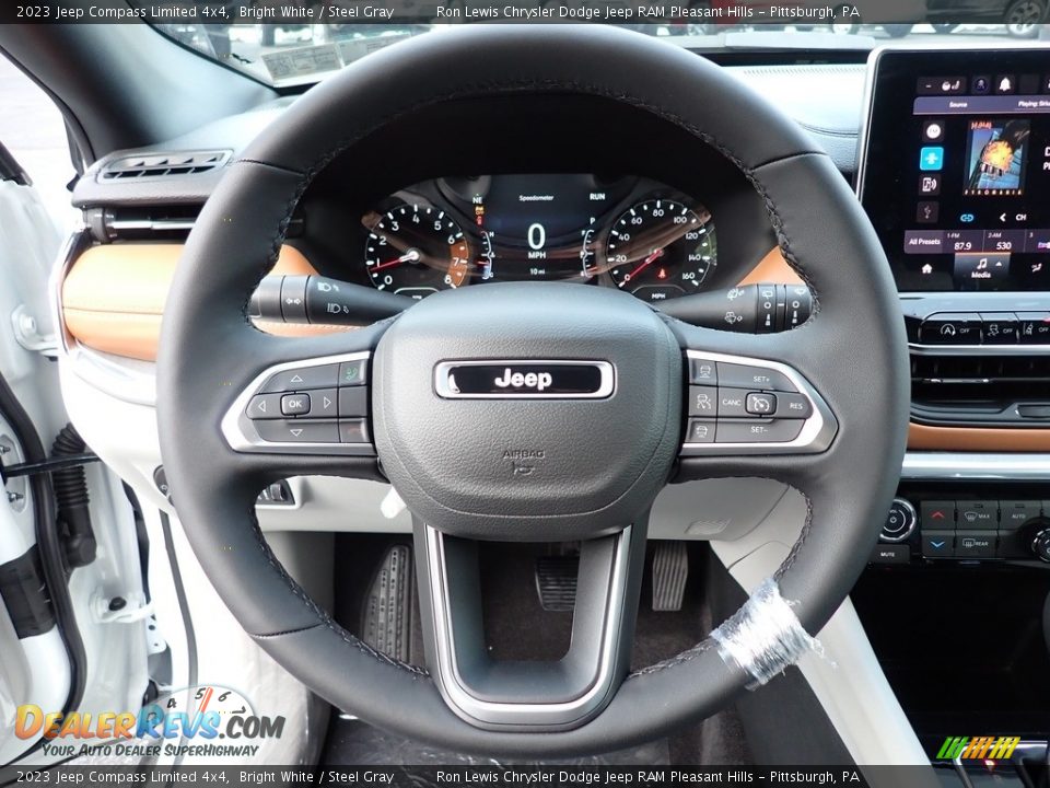 2023 Jeep Compass Limited 4x4 Steering Wheel Photo #17