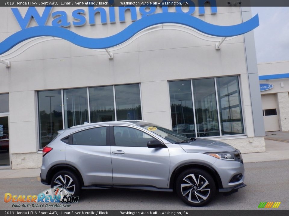 2019 Honda HR-V Sport AWD Lunar Silver Metallic / Black Photo #2