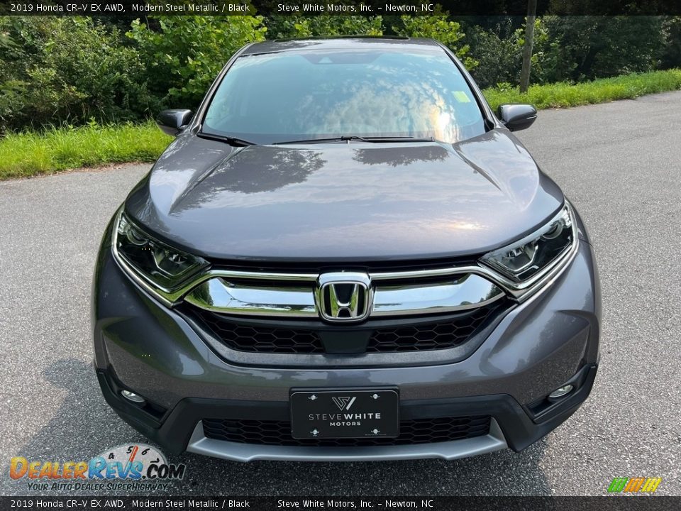 2019 Honda CR-V EX AWD Modern Steel Metallic / Black Photo #3