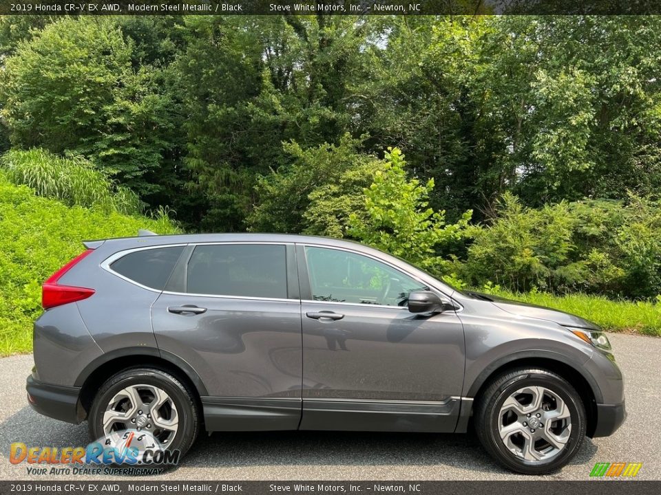 2019 Honda CR-V EX AWD Modern Steel Metallic / Black Photo #5