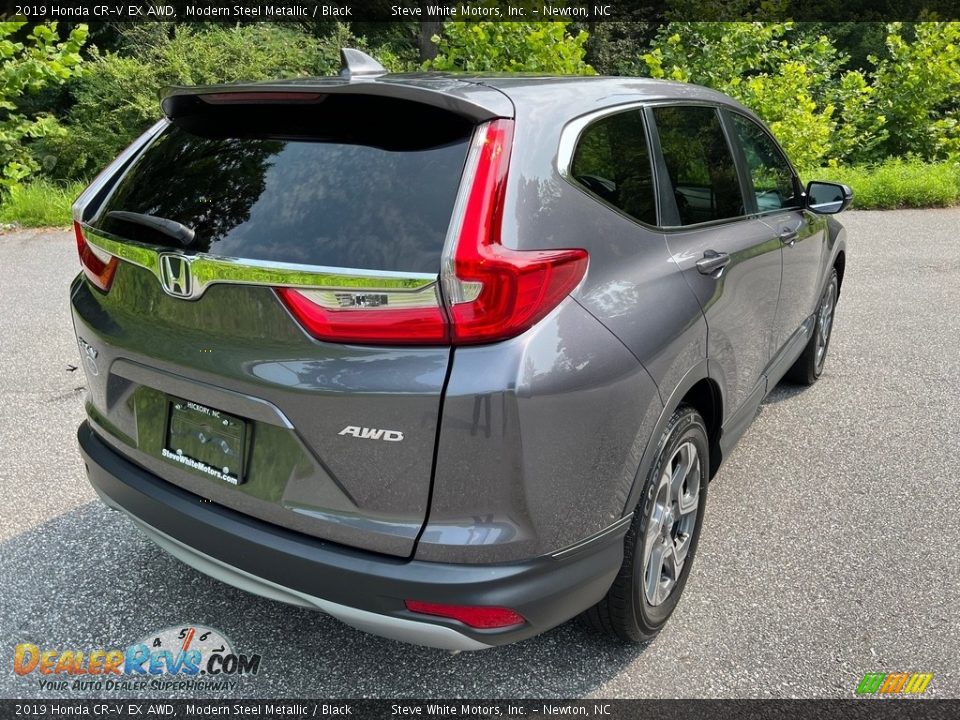 2019 Honda CR-V EX AWD Modern Steel Metallic / Black Photo #6