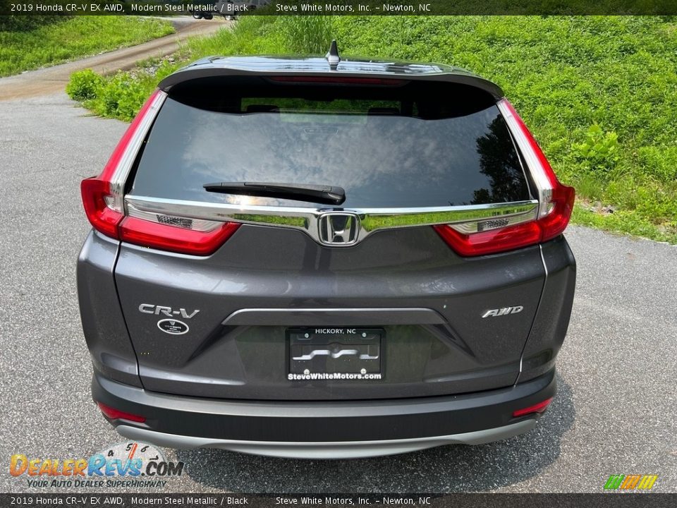 2019 Honda CR-V EX AWD Modern Steel Metallic / Black Photo #7