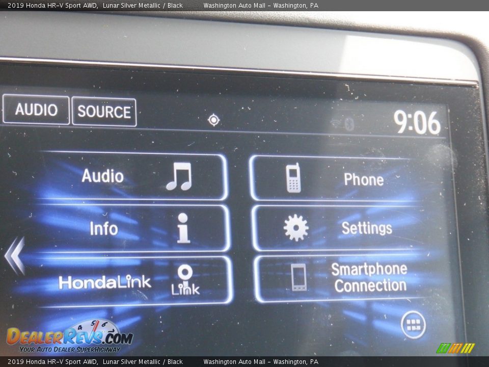 2019 Honda HR-V Sport AWD Lunar Silver Metallic / Black Photo #18