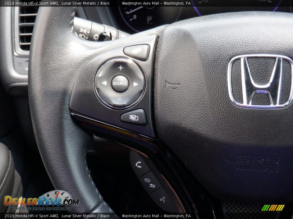 2019 Honda HR-V Sport AWD Lunar Silver Metallic / Black Photo #22