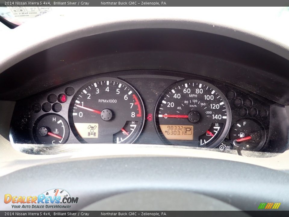 2014 Nissan Xterra S 4x4 Gauges Photo #25