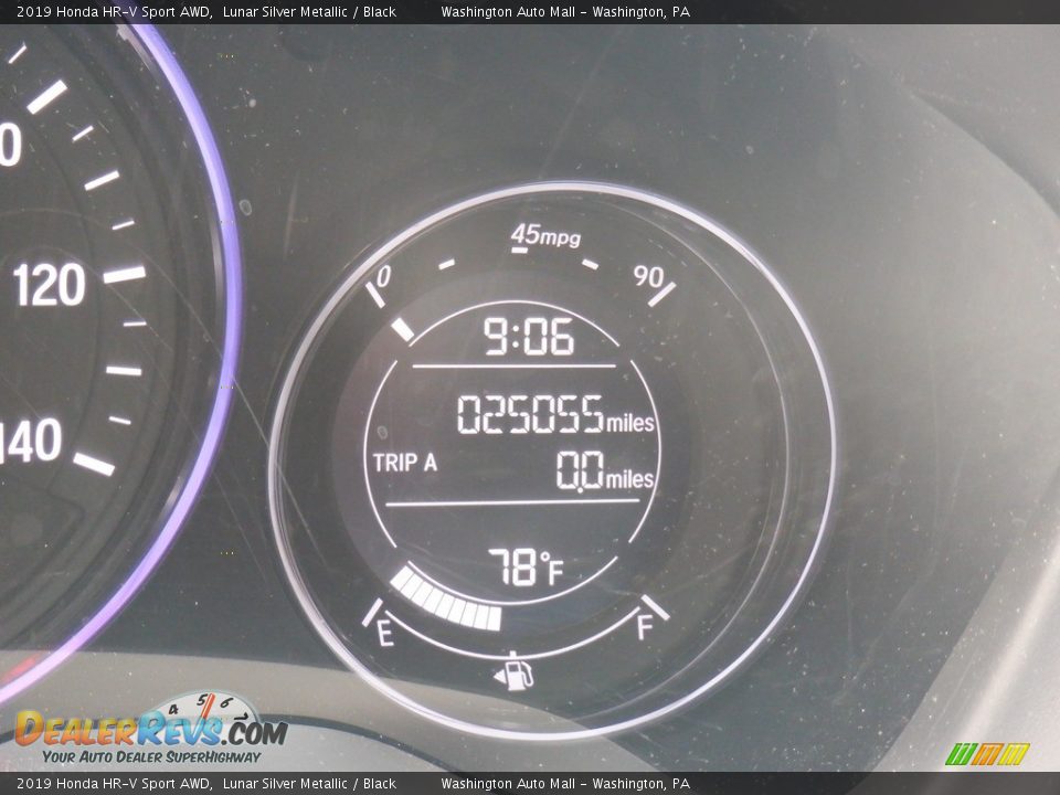 2019 Honda HR-V Sport AWD Lunar Silver Metallic / Black Photo #30