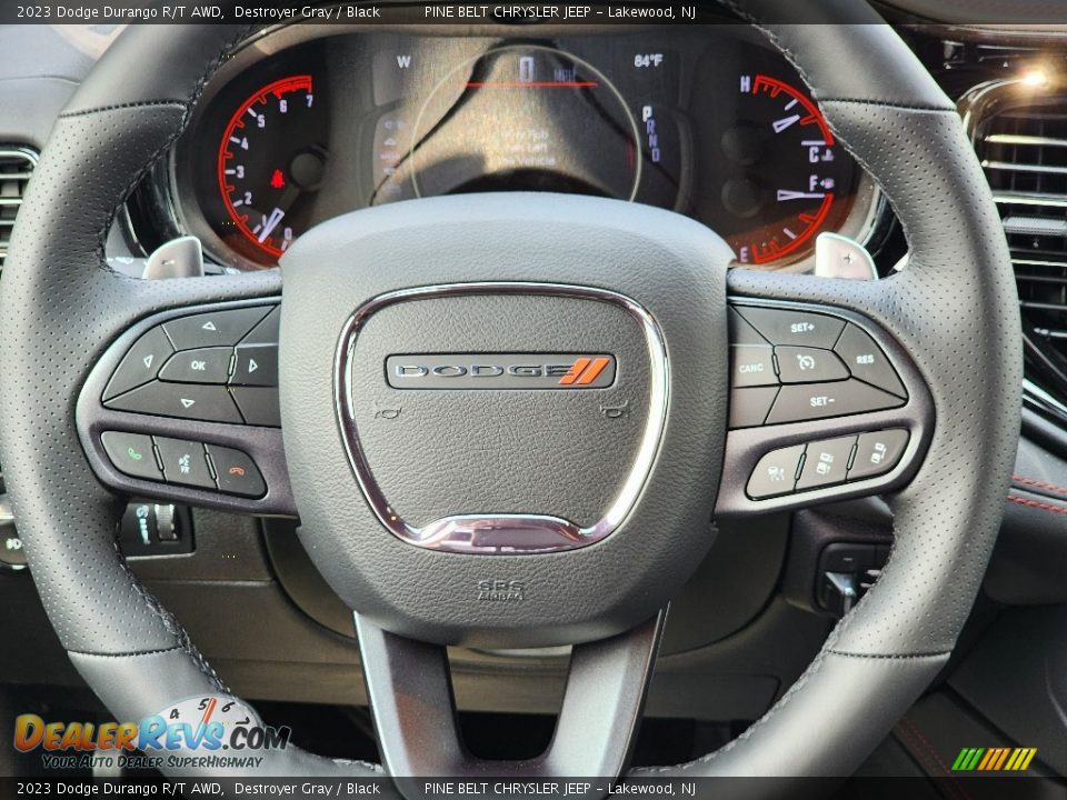 2023 Dodge Durango R/T AWD Steering Wheel Photo #13