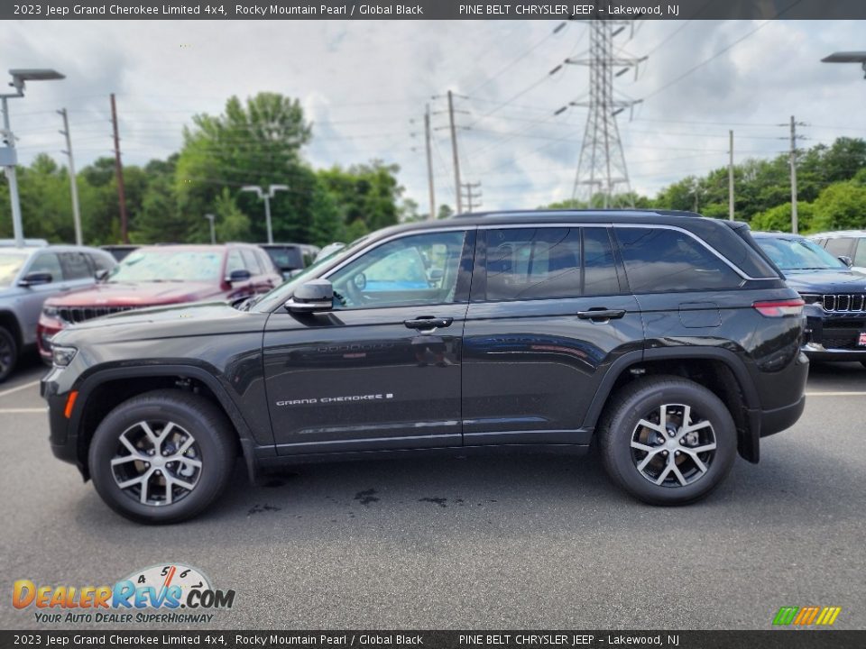 2023 Jeep Grand Cherokee Limited 4x4 Rocky Mountain Pearl / Global Black Photo #3