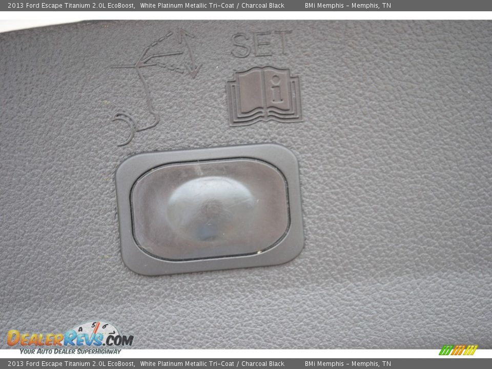 2013 Ford Escape Titanium 2.0L EcoBoost White Platinum Metallic Tri-Coat / Charcoal Black Photo #29