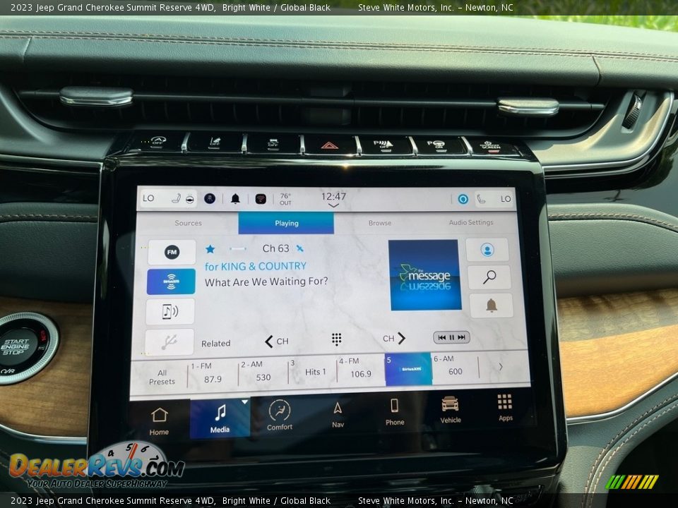 Audio System of 2023 Jeep Grand Cherokee Summit Reserve 4WD Photo #25