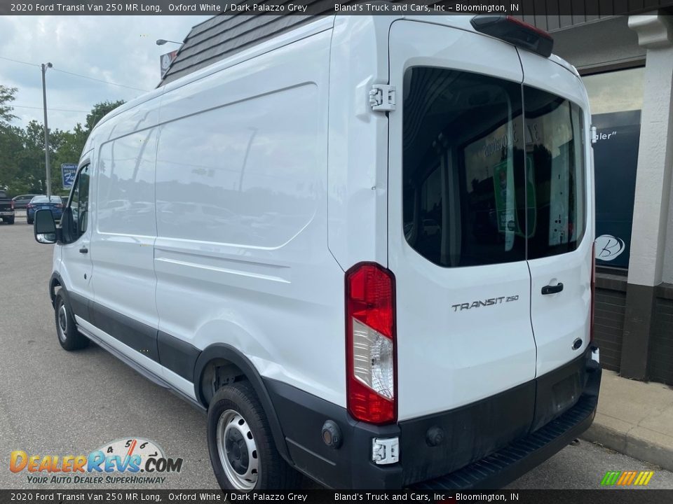 2020 Ford Transit Van 250 MR Long Oxford White / Dark Palazzo Grey Photo #4