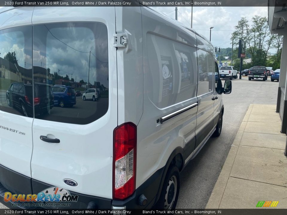 2020 Ford Transit Van 250 MR Long Oxford White / Dark Palazzo Grey Photo #7