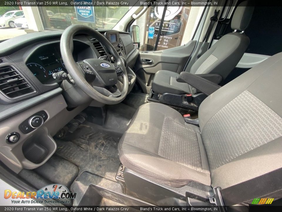 2020 Ford Transit Van 250 MR Long Oxford White / Dark Palazzo Grey Photo #9