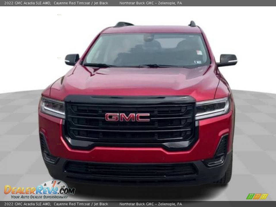 2022 GMC Acadia SLE AWD Cayenne Red Tintcoat / Jet Black Photo #3