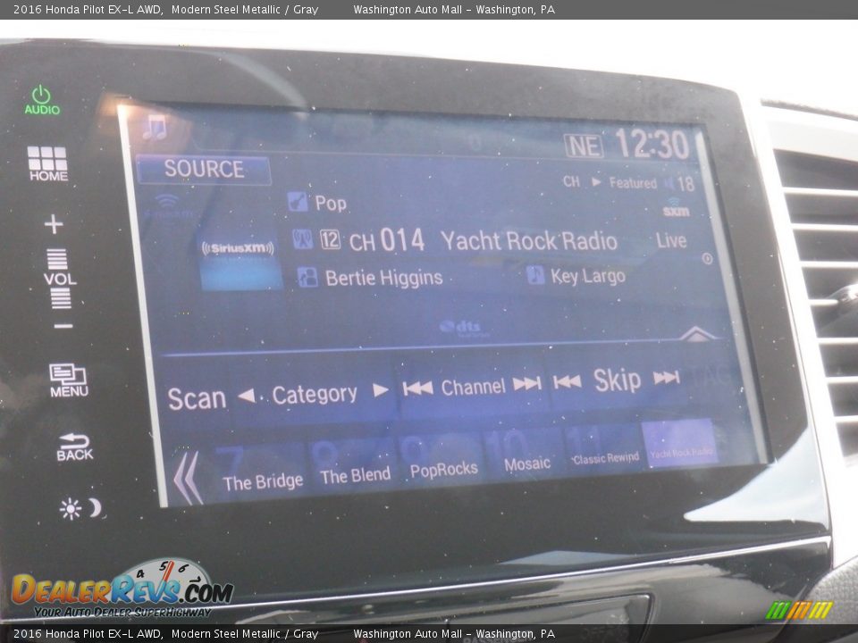 2016 Honda Pilot EX-L AWD Modern Steel Metallic / Gray Photo #20