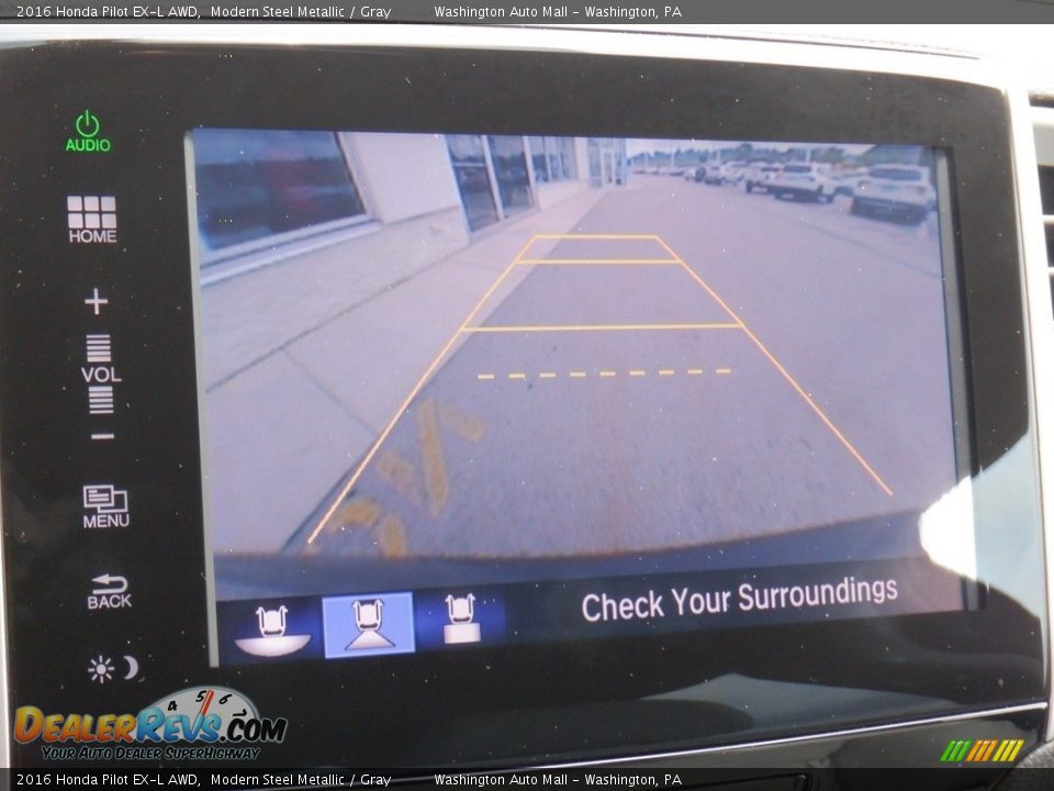 2016 Honda Pilot EX-L AWD Modern Steel Metallic / Gray Photo #21