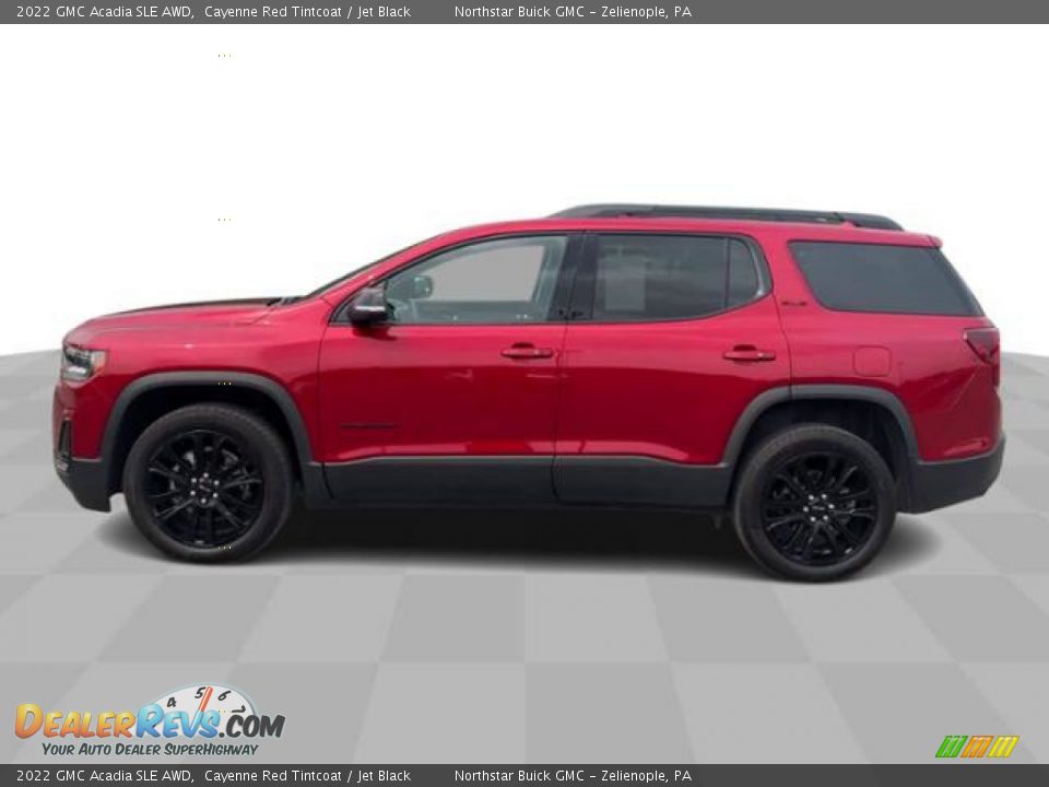 2022 GMC Acadia SLE AWD Cayenne Red Tintcoat / Jet Black Photo #5