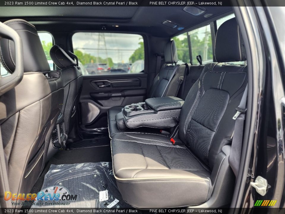 Rear Seat of 2023 Ram 1500 Limited Crew Cab 4x4 Photo #14