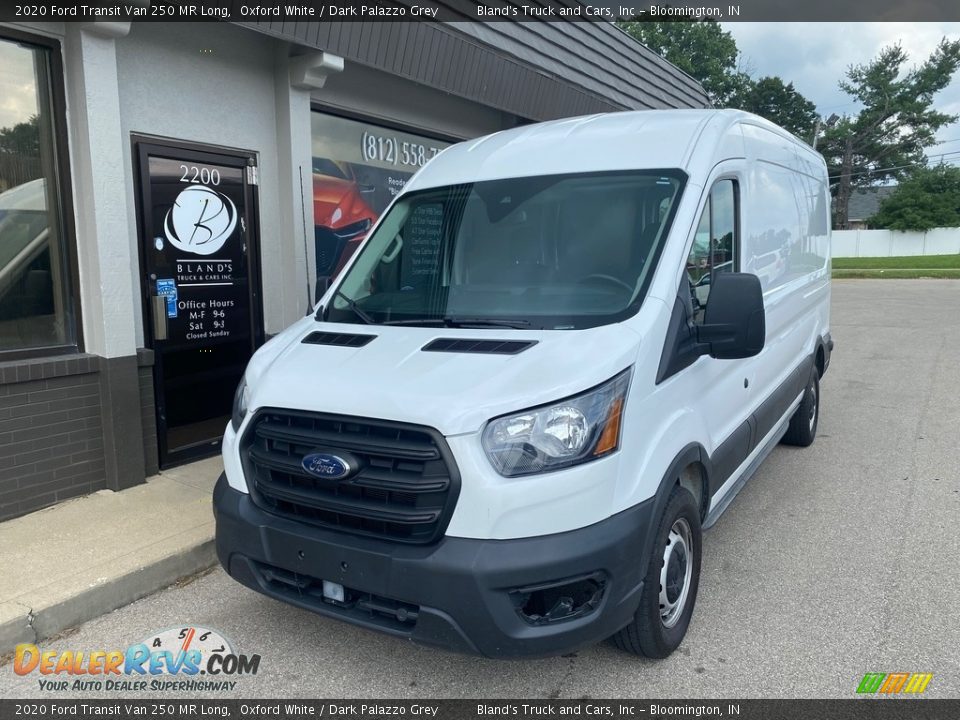 2020 Ford Transit Van 250 MR Long Oxford White / Dark Palazzo Grey Photo #30