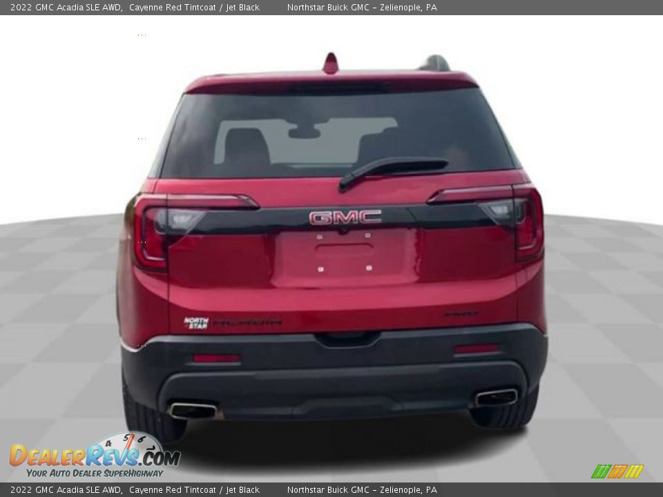 2022 GMC Acadia SLE AWD Cayenne Red Tintcoat / Jet Black Photo #7