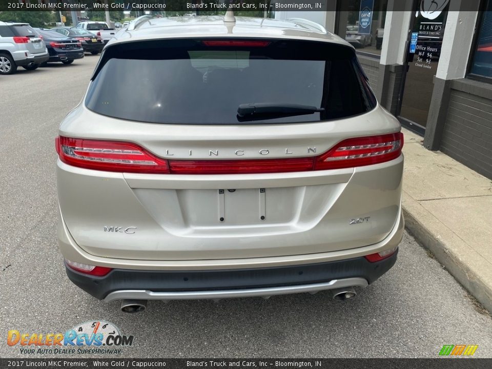 2017 Lincoln MKC Premier White Gold / Cappuccino Photo #5