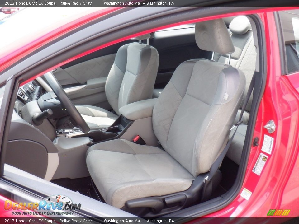 Front Seat of 2013 Honda Civic EX Coupe Photo #11
