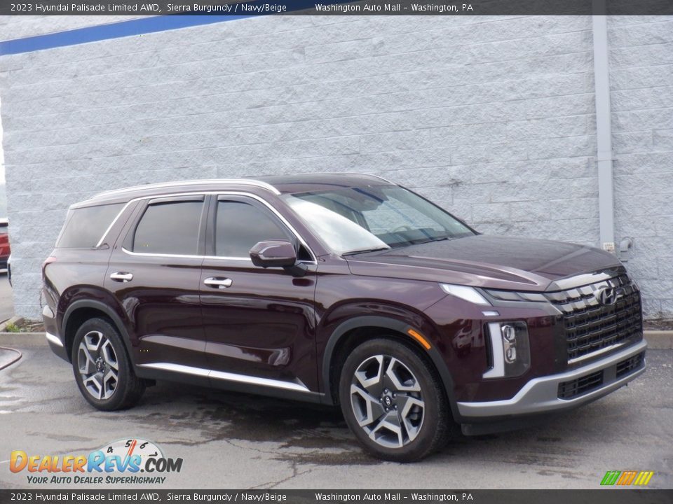 Sierra Burgundy 2023 Hyundai Palisade Limited AWD Photo #1