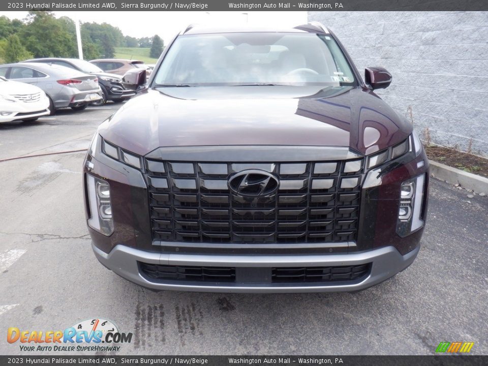 2023 Hyundai Palisade Limited AWD Sierra Burgundy / Navy/Beige Photo #5