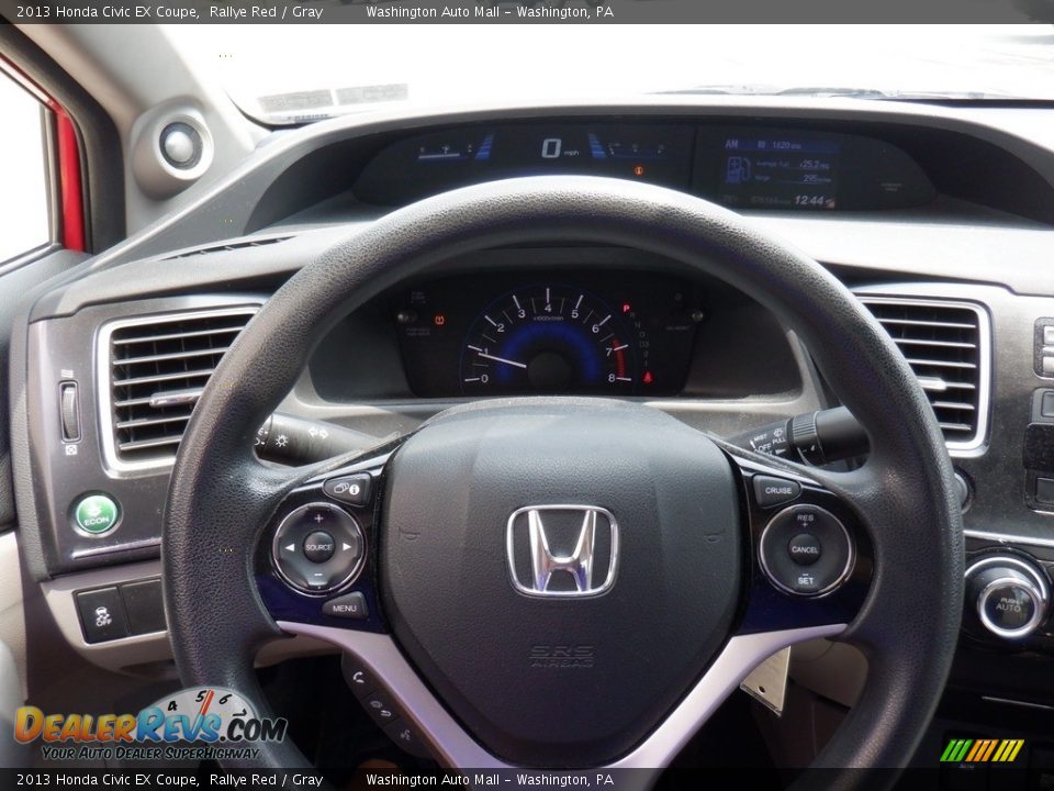 2013 Honda Civic EX Coupe Steering Wheel Photo #19