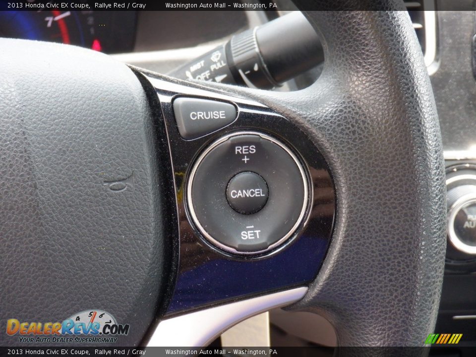 2013 Honda Civic EX Coupe Steering Wheel Photo #21