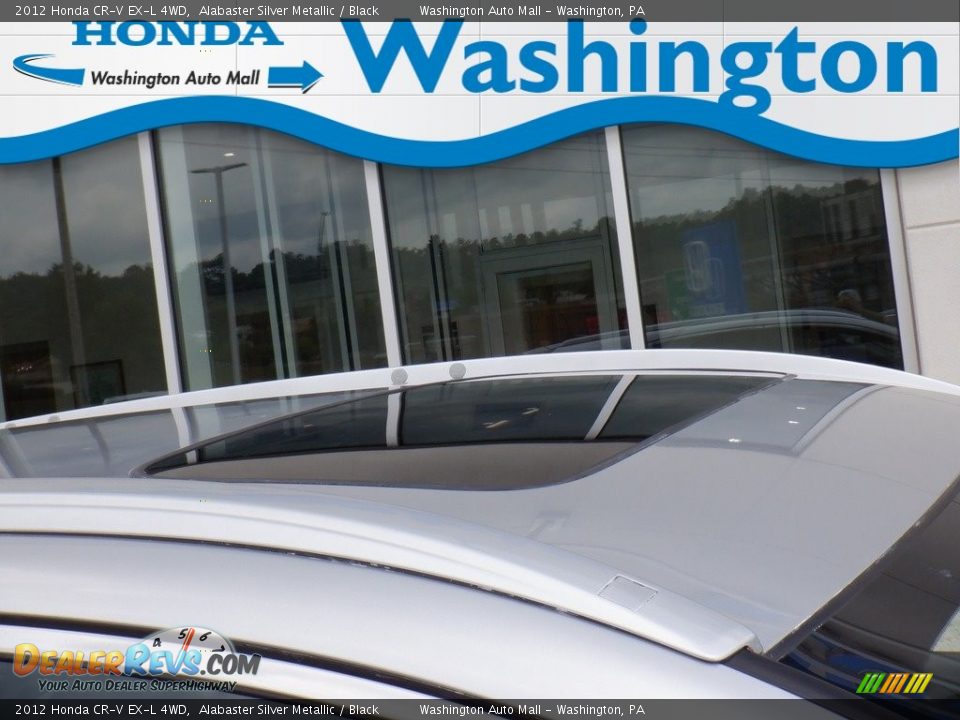 2012 Honda CR-V EX-L 4WD Alabaster Silver Metallic / Black Photo #3