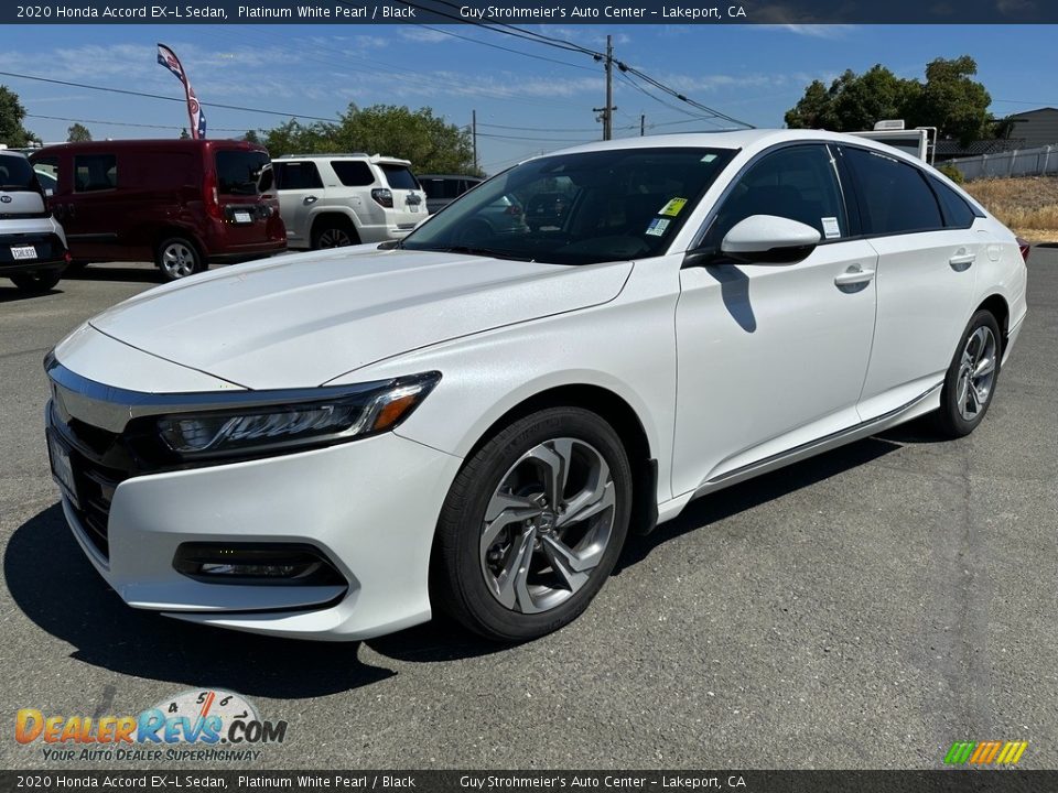 Front 3/4 View of 2020 Honda Accord EX-L Sedan Photo #3