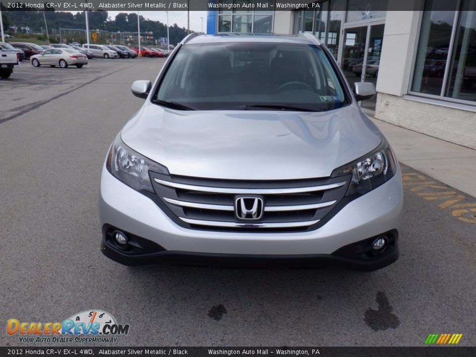 2012 Honda CR-V EX-L 4WD Alabaster Silver Metallic / Black Photo #5