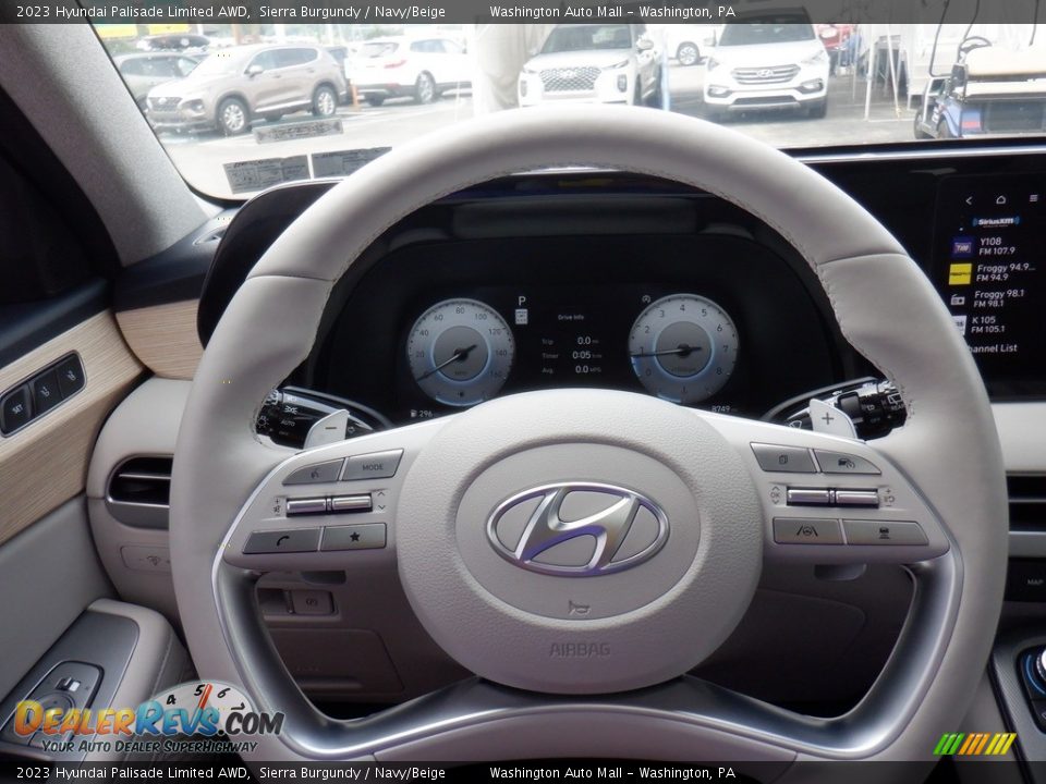 2023 Hyundai Palisade Limited AWD Steering Wheel Photo #23