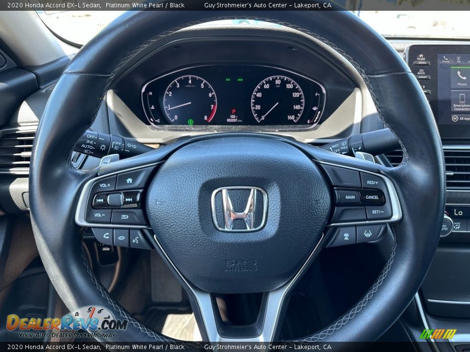 2020 Honda Accord EX-L Sedan Steering Wheel Photo #8