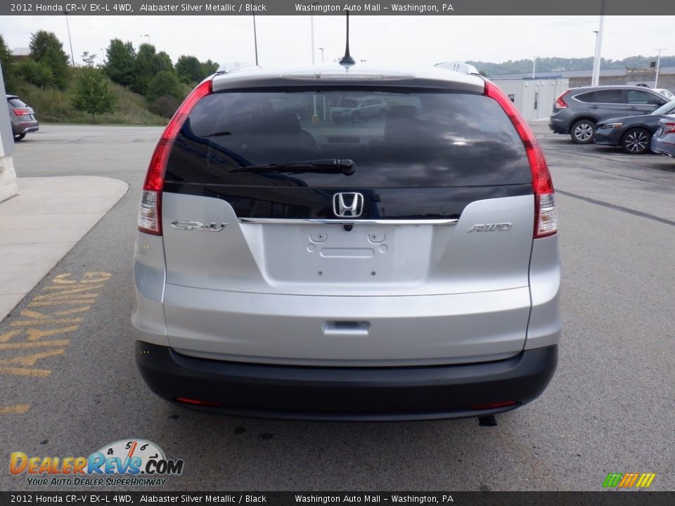 2012 Honda CR-V EX-L 4WD Alabaster Silver Metallic / Black Photo #10